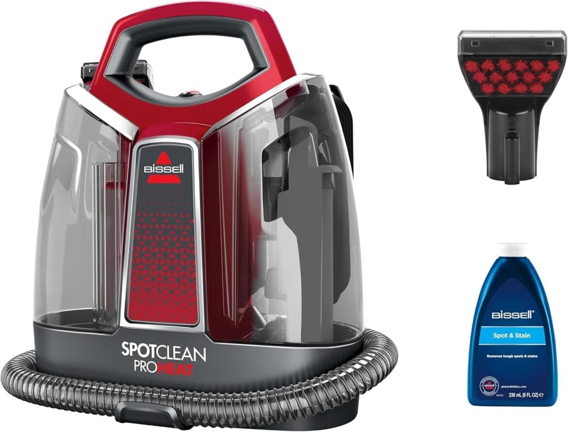 BISSELL SpotClean ProHeat: la aspiradora de agua perfecta contra las manchas
