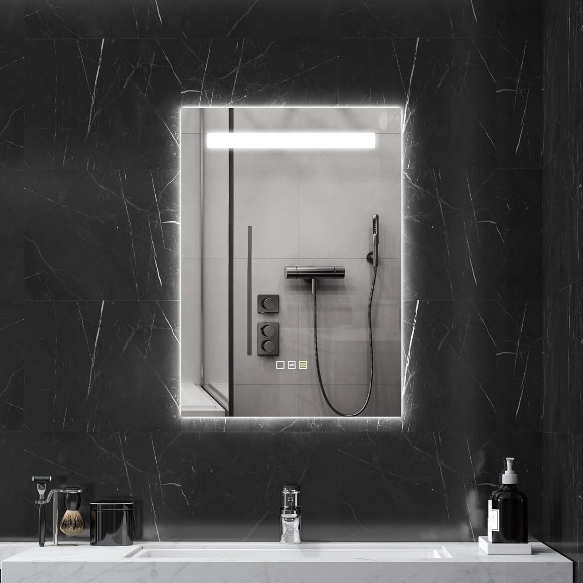Espejo de Baño LED HOMCOM: mezcla ideal de estilo, funcionalidad y tecnología