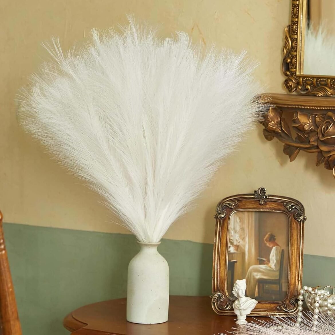 Set de 30 Pampas Artificiales VIDSTW (55 cm) – Elegancia boho sin mantenimiento