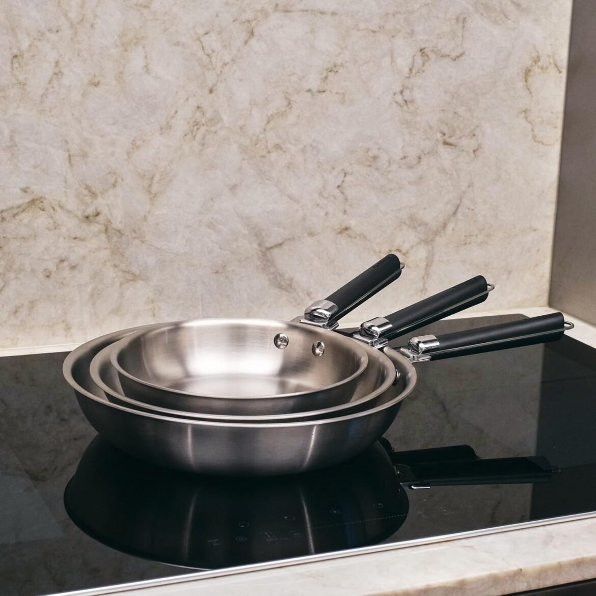 ¿Vale la pena el set de sartenes Kamberg con asas extraíbles de acero inoxidable? Opinión honesta y análisis real